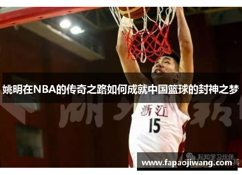 姚明在NBA的传奇之路如何成就中国篮球的封神之梦